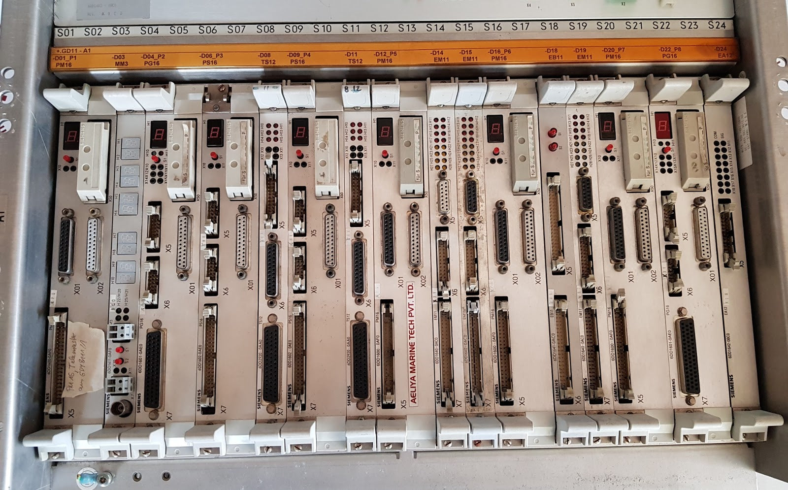 Siemens Ge.465 682.9012.00 Simadyn D Sr8 Plc Rack