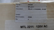 Mtl2211 2 channel is-input switch operated relay