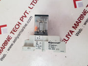 Schneider 784Xdxm4L-24D Relay With Magnecraft 70-784D14-1 Relay Base