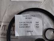 Lot of 9X 6619897 seal kit