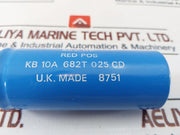6800µF-10%+50% 25V.Dc Capacitor