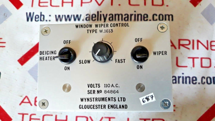 Wynstruments  w.1613 window wiper control 110v