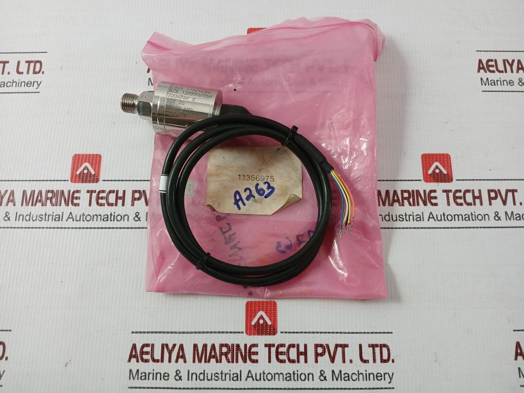 700Mbarg 10Vdc Cable Length - 1 Meter Druck Pressure Transducer Pdcr 110/W/Ha