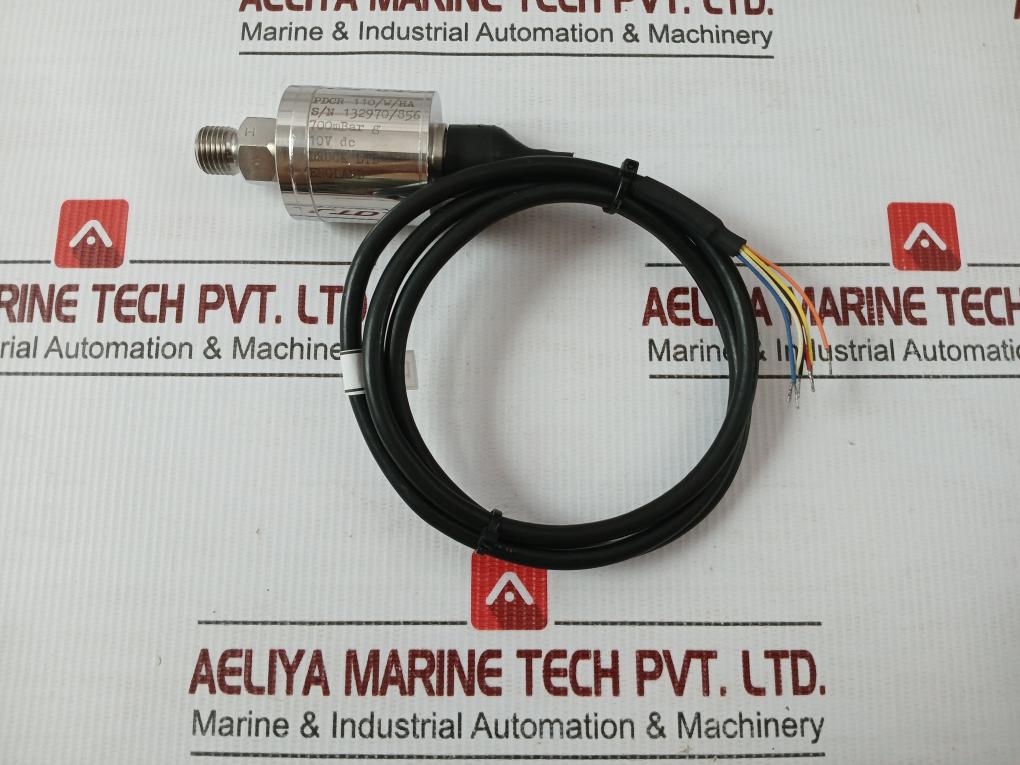 700Mbarg 10Vdc Cable Length - 1 Meter Druck Pressure Transducer Pdcr 110/W/Ha