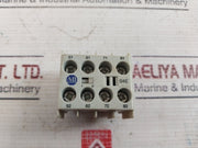 Allen-bradley 100-kfa04E Auxiliary Contact Block 10A 600V Ac Max
