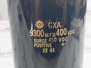 Gxa 9300Mfd Capacitor 400 Vdc