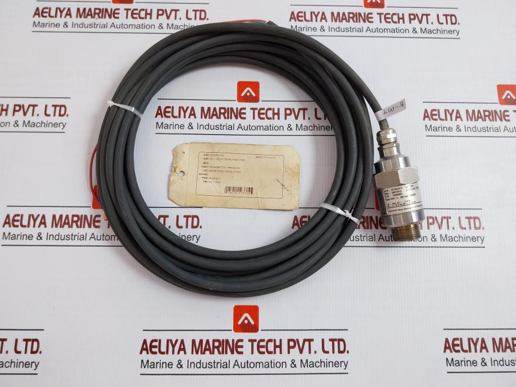 8-M 691853414 Pressure Transmitter With Cable By Liebherr 0-400bar