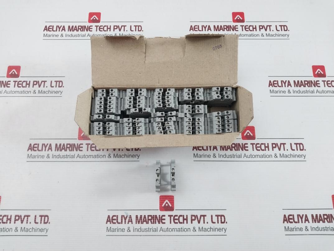 800V 4Mm2 Din Rail Terminal Block Uk 5 N Phoenix Contact 8 Mm (1 Box = 50 Pcs)