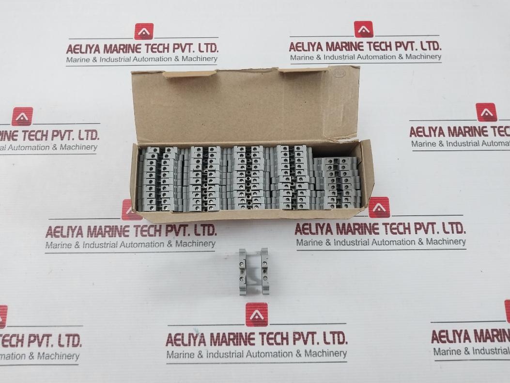 800V 4Mm2 Rail Terminal Block  Phoenix Contact Uk5N-e Din 600V 30A Max (1 Box = 50 Pcs)