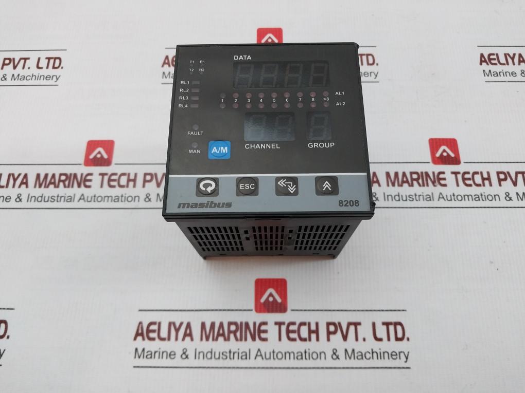 82089u2n By Masibus 18-36 Vdc 8-Channel Scanner Protection Relay