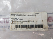 Oil Control 054225100220000 Double Acting Overcentre Valve