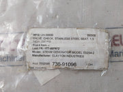 Clayton 1000 Wog Stainless Steel Seat Check Valve 1.5 Inch 350 Psi