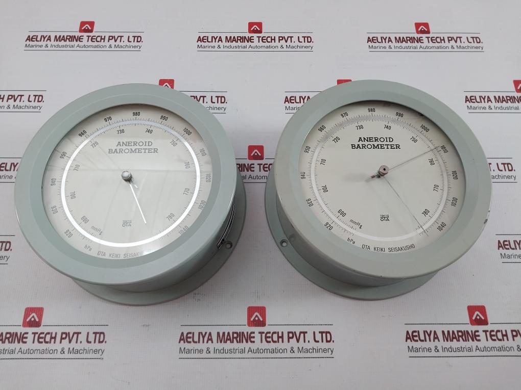 9-A Marine Aneroid Barometer 912–1048 Hpa Brand Ota Keiki Seisakusho