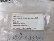 Lot Of 6X Cameron A/Sa312 Nipple, 1/4â€ Pipe Regular, 5â€ Long 222262-03