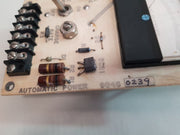 Automatic Power 9045 0239 Pcb Card With Volt Meter