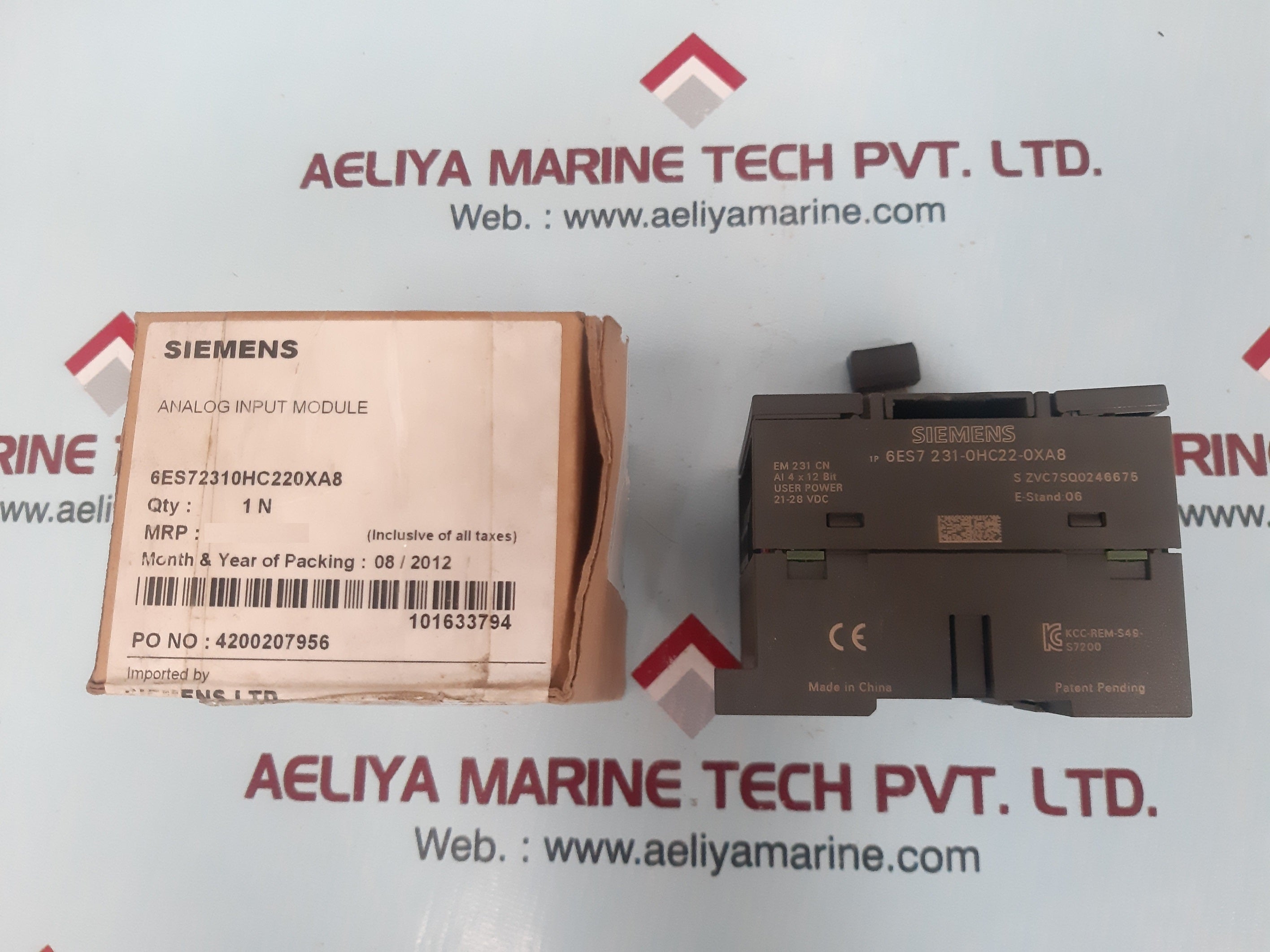 Siemens 6es7 231-0hc22-0xa8 analog input module