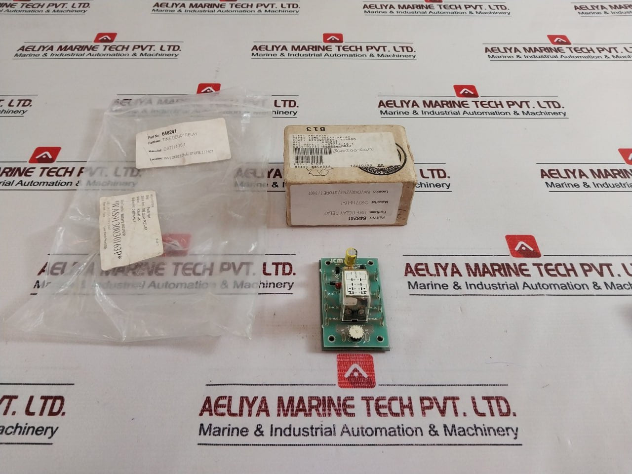 Icm Mor C-87714-16-1 Time Delay Relay Pcb 10Amps 648241