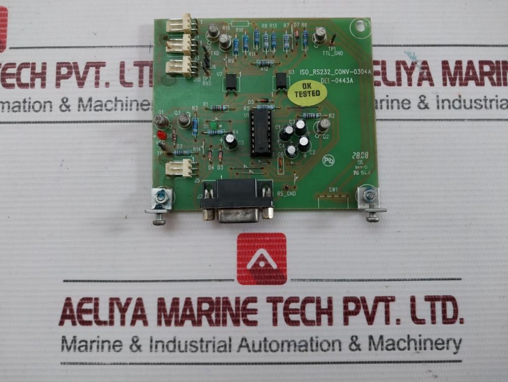 94V-0 Iso_Rs232_Conv-0304A Condition USED Pcb Card - 50 Gm