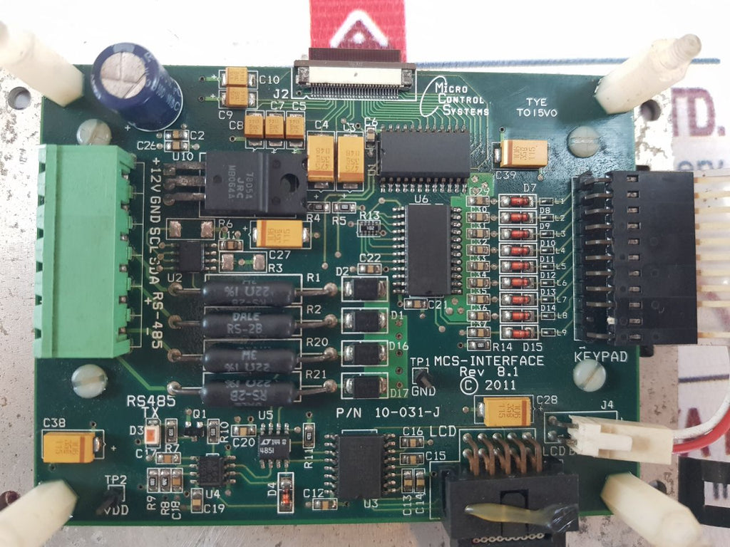 Micro Control Systems 10-031-j Lcd Keypad – Aeliya Marine