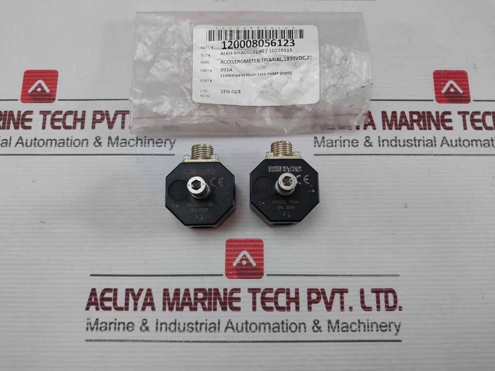 993a Triaxial Accelerometer 18-30vdc 2-10ma Wilcoxon