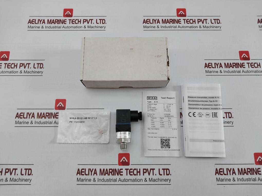 A-10 Pressure Transmitter 4-20 Ma/0-10 Bar By Wika