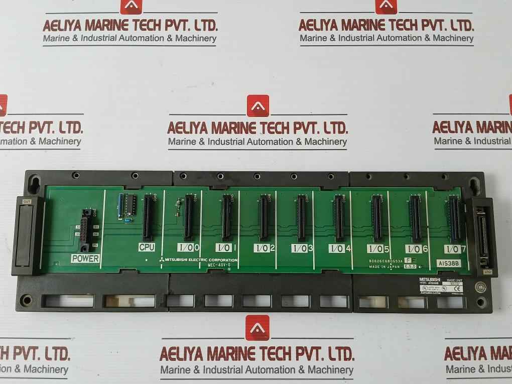 Mitsubishi A1S38B Plc  Base Unit Electric Model 9803F
