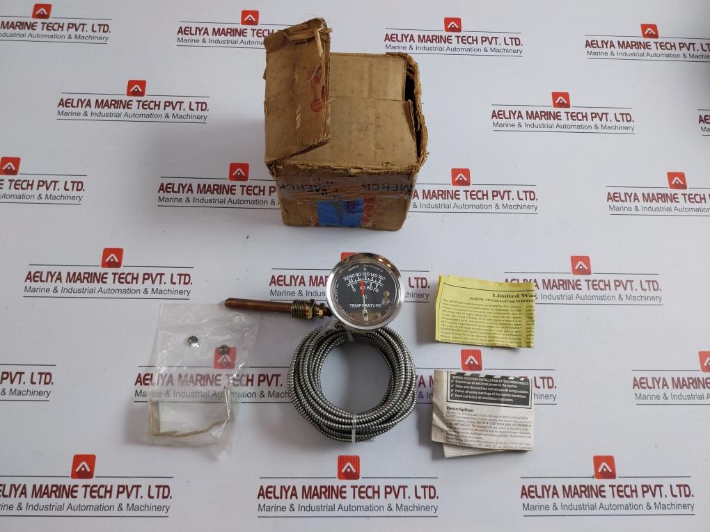 A25tg-160-S25-1/2 Murphy Swichgage Diaphragm-Actuated Temperature Gauge - 850 Gm