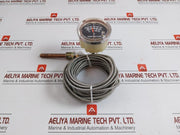 A25tg-160-S25-1/2 Murphy Swichgage Diaphragm-Actuated Temperature Gauge - 850 Gm