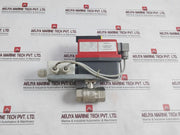 A+A Wehlan R-o-u Electric Actuator W/ Ball Valve Assembly 125V/Ac 30V/Dc