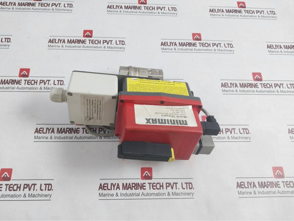 A+A Wehlan R-o-u Electric Actuator W/ Ball Valve Assembly 125V/Ac 30V/Dc