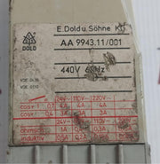 Aa 9943.11/001 Varimeter Voltage Relay By E.Dold U.Sohne 440v 60hz