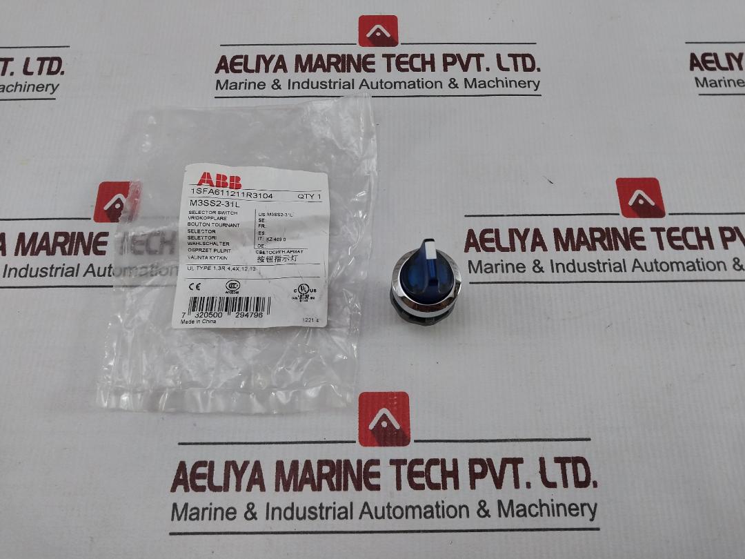 Abb 1Sfa611211R3104 Selector Switch M3Ss2-31L