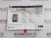 Abb Circuit Breaker 3a 400v A.C Sace S3l