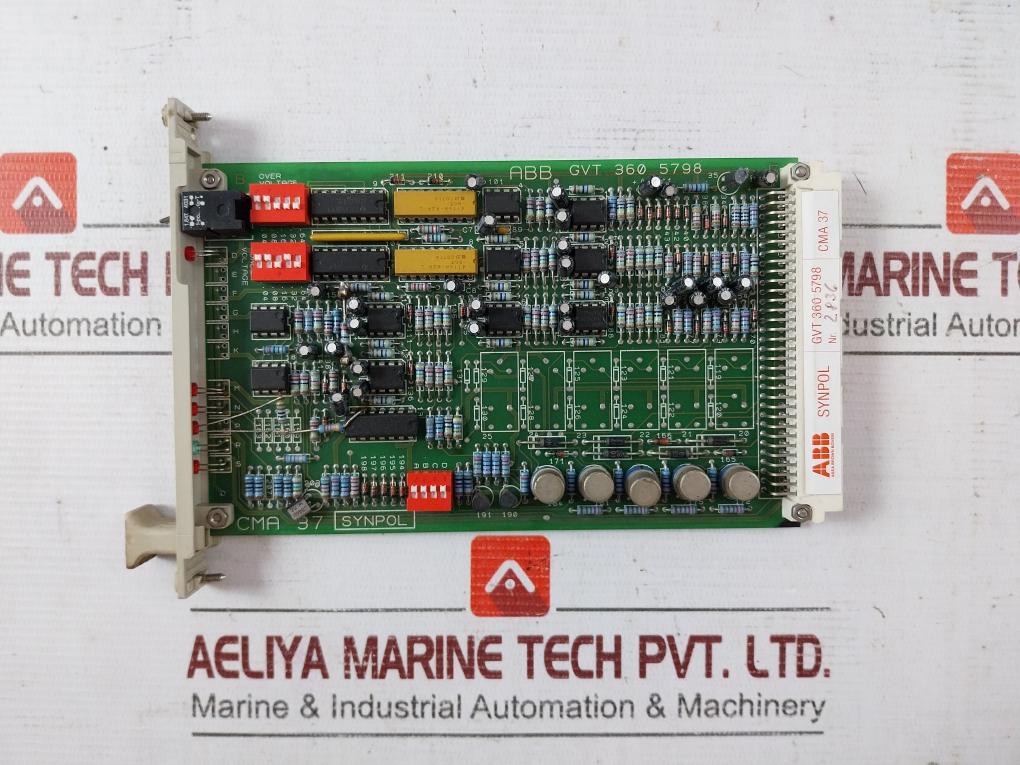 Abb Cma 37 Printed Circuit Board Card Gvt 360 5798, Cma37-1