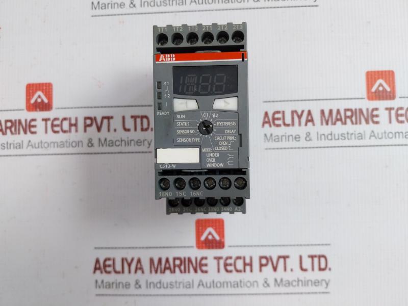 Abb Digital Temperature Monitoring Relay C513-W