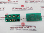 Abb Hr 770 0063 Push Button Switch Printed Circuit Board Hr 770 0062