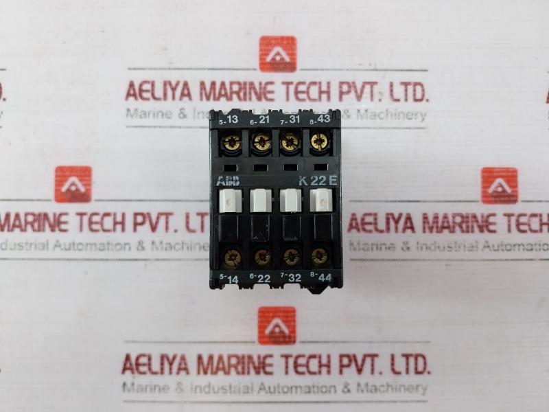 Abb K22E Contactor 10A-600V A600 P300 Awg10-18Cu Str 75C