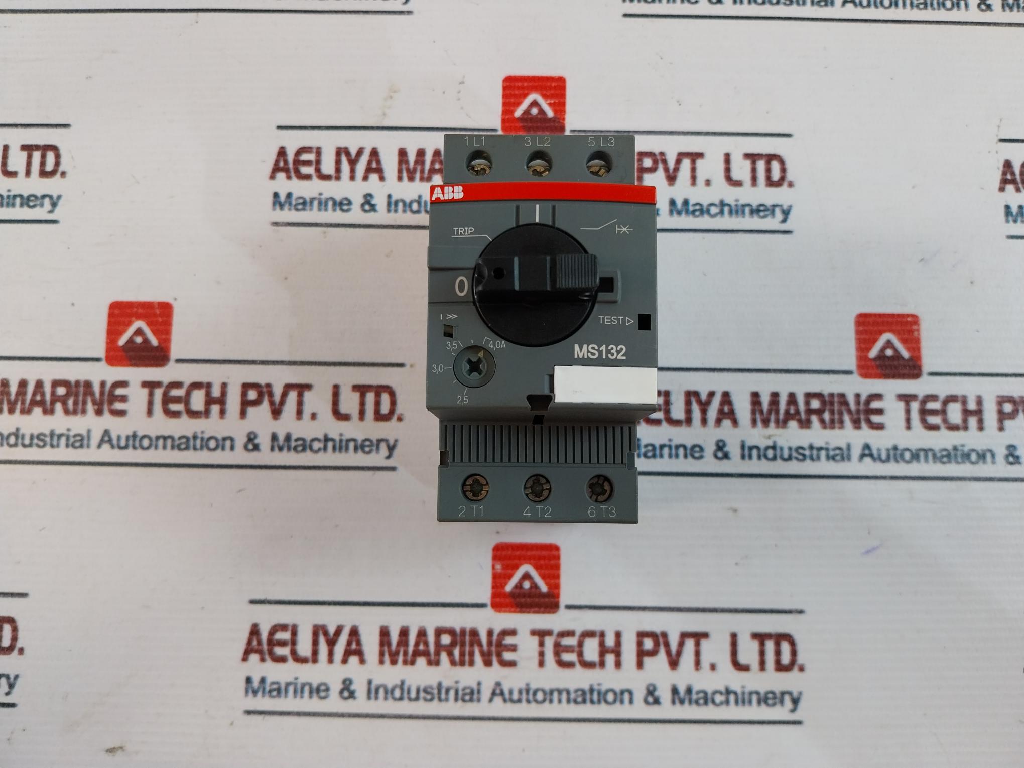 Abb Ms132-4.0 Manual Motor Starter Cat A 50/60Hz