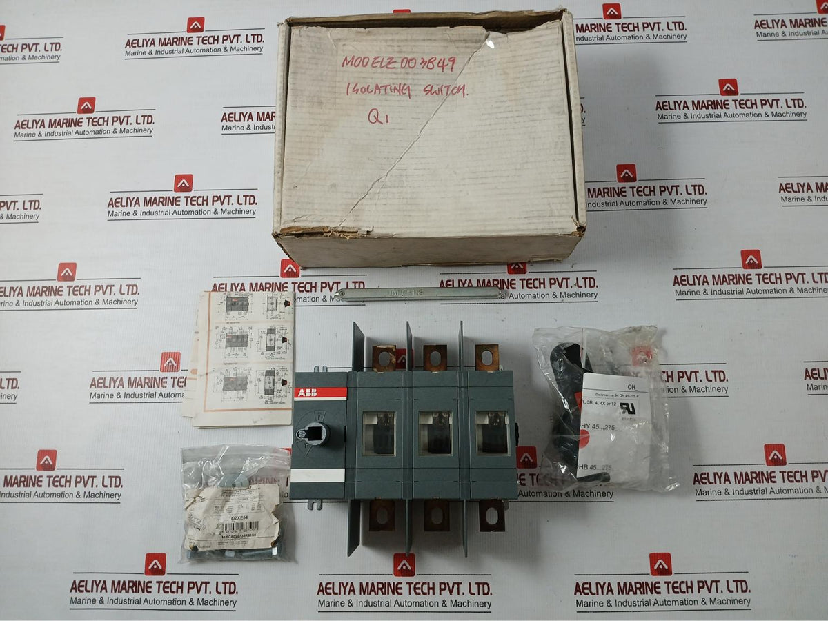 New Ot315e03wp Base Mounted Switch-Disconnector 690v 50-60hz Abb