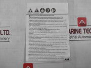 Abb Ra8111807 Front Terminal Assembly Kit Ra8965001 Rev F
