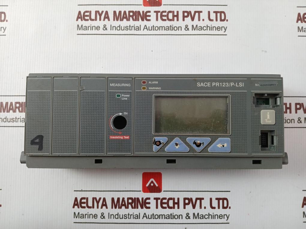 Abb Sace Pr123/P-lsi Ac Power Circuit Breaker Trip Unit (Worn Buttons)