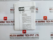 Abb Sace Uxab159347948 Shunt Trip With Auxiliary Switch Uxab159347R0948
