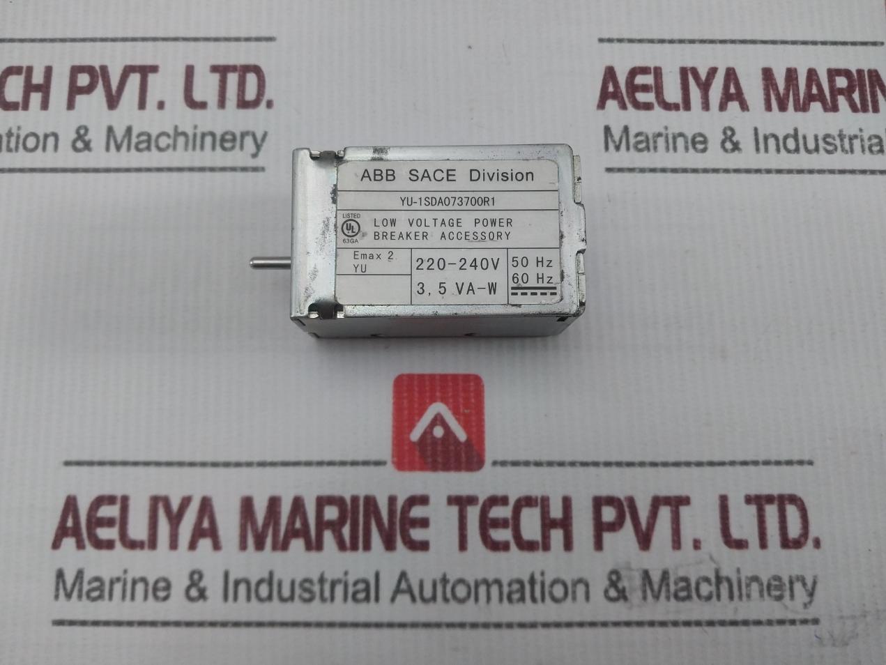 Abb Yu-1Sda073700R1 Low Voltage Power Breaker Accessory 50/60Hz
