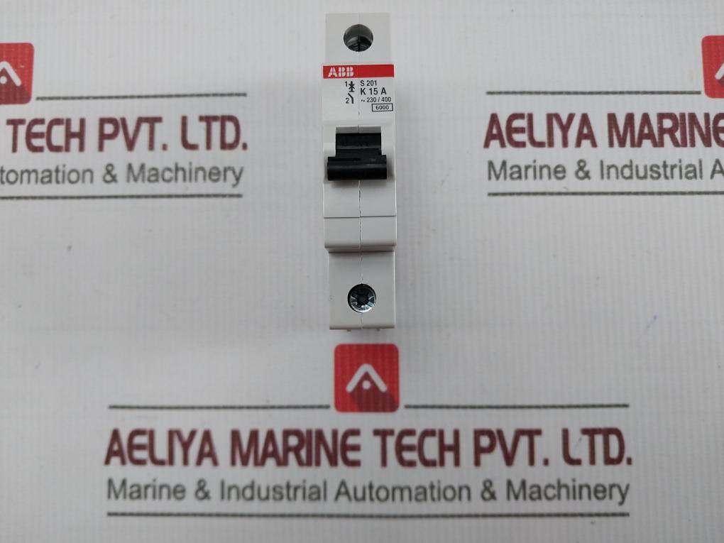 Abb S201 K15A Miniature Circuit Breaker 253/440V Ac