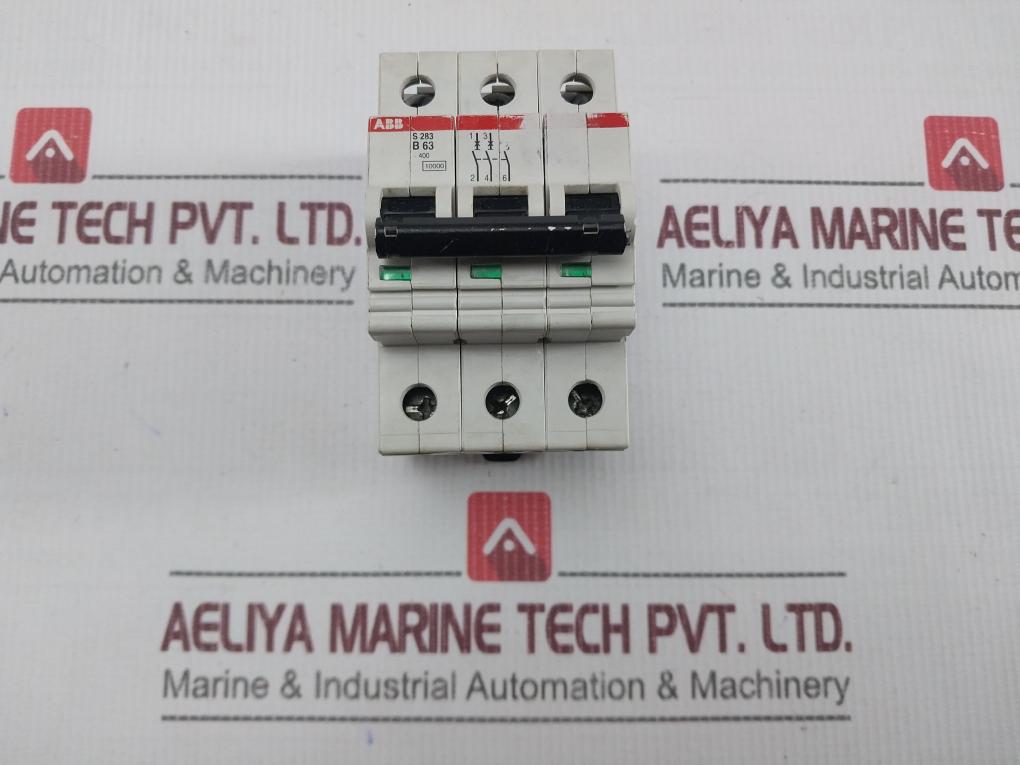 Abb S283 B63 Molded Case Circuit Breaker 254/440V Max
