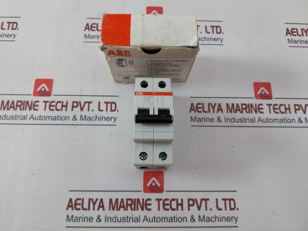 Abb Sh202M-c20 Miniature Circuit Breaker 50/60Hz Umax 230/400Vac Uimp 4Kv