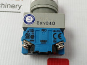 Abw Hw-C10 Push Button With Contact Block Base Brand Idec 600v 10a