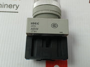 Abw Hw-C10 Push Button With Contact Block Base Brand Idec 600v 10a