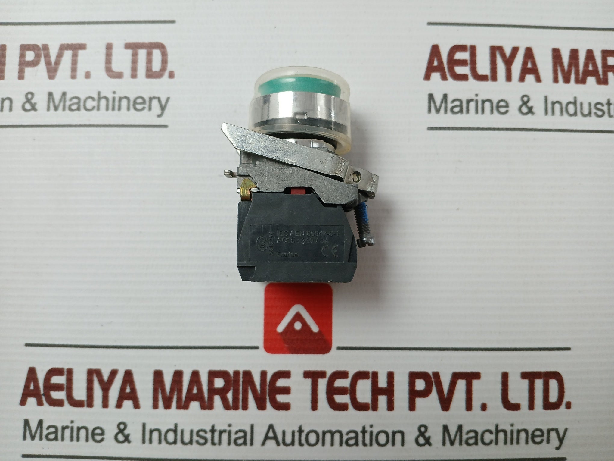 Ac15-240v 3a Schneider Electric Zbe-101 Illuminated Push Button Switch