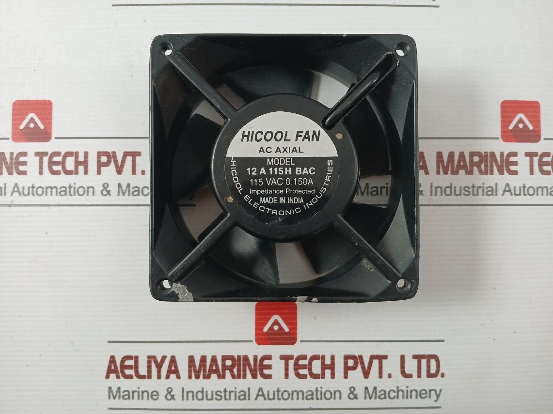 Ac Axial Fan Hicool Part No. 12 A 115h Bac 115vac/0.150a